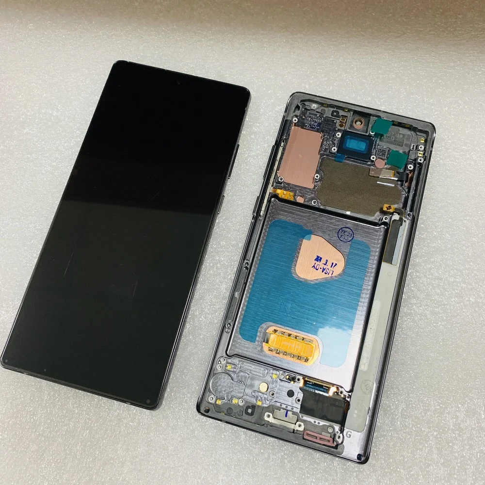 100% Test For Samsung Note 20 Lcd Display Digital Touch Screen For Note20 N980 N980F SN980F/DS Screen With Frame Replacement