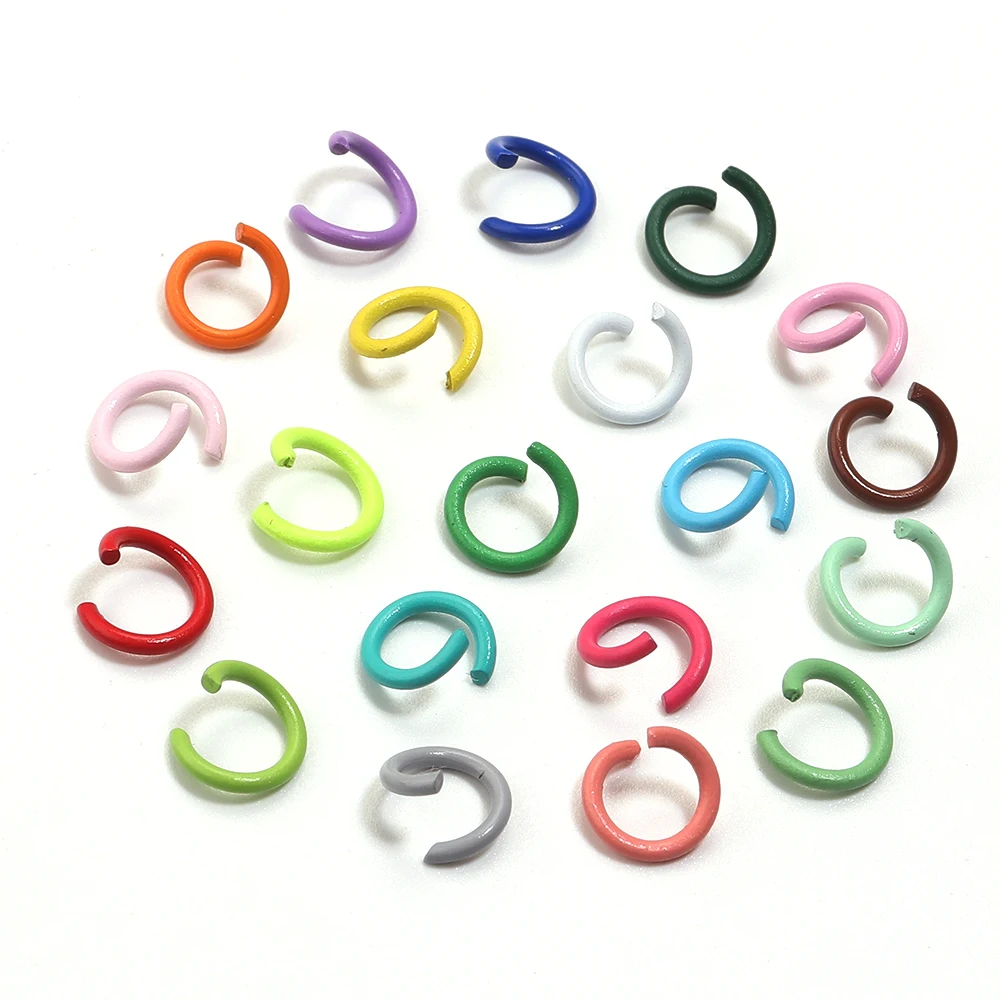 200pcs 8mm Open Jump Rings Col - Jewelry Making Closed Jump Rings recension och pris