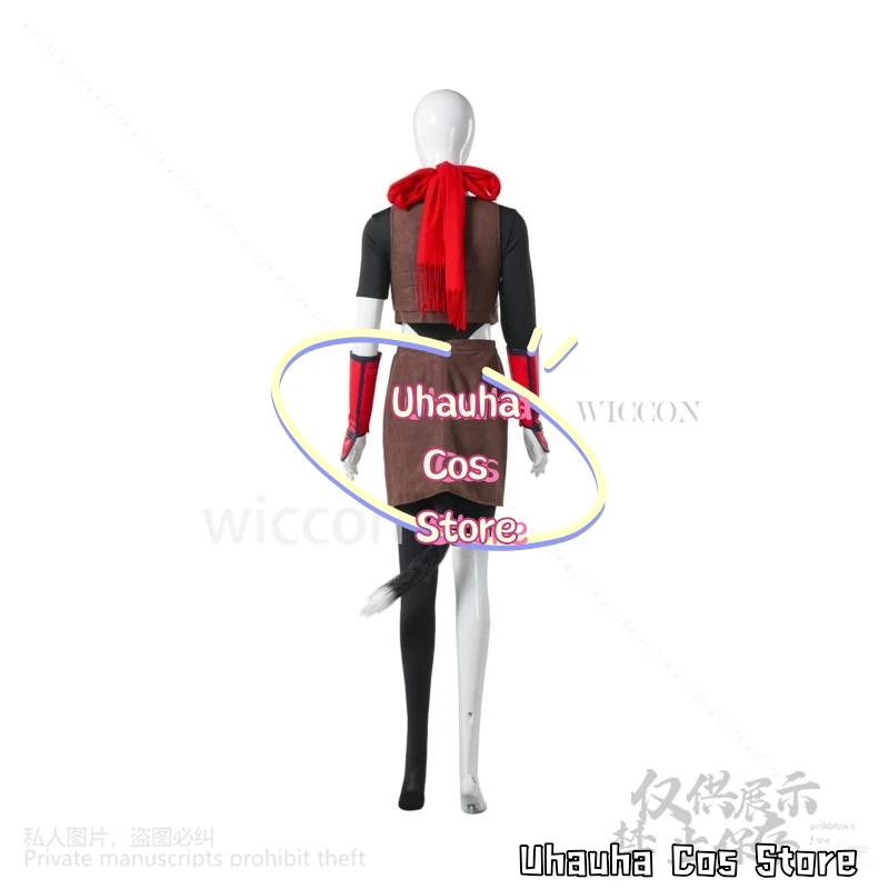 أزياء أنيمي لذيذة في الزنزانة التأثيرية إيزومي هيتومي فستان مثير زي موحد باروكات ذيل فروي لحفلات الهالوين حسب الطلب