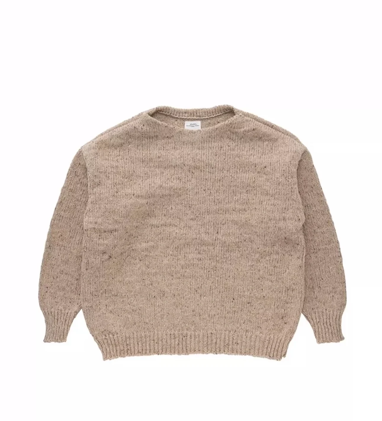 

VISVIM KOFU AMPLUS BOATNECK шерстяной свитер ручной работы 23AW