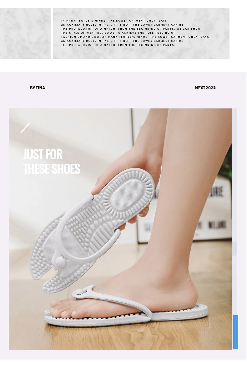 Heißer Verkauf Outdoor Reise Klapp Massage Hausschuhe Hotel Hausschuhe Neue männer Plattform Flip-Flops Badezimmer Hause Frauen Nicht-slip Rutsche – Detail 14