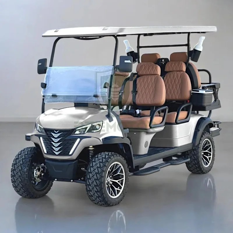 Classic 4x4 Electric Club Cart 48v Lithium Golf Buggy Utility Vehicle with 4 Stroke Engine