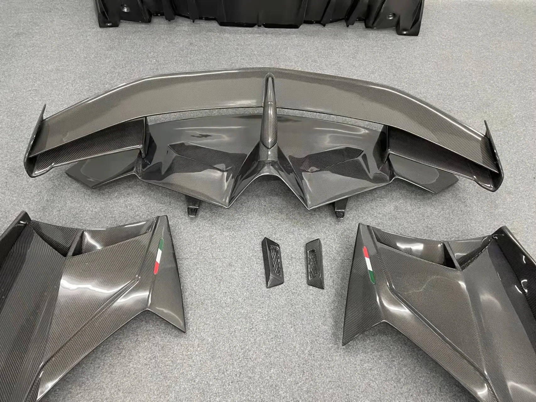 Svj Style Bodykit 2011-2015 Carbonio Bagnato Paraurti Auto In Carbonio Per 'Lamborghini Aventador Lp700-4 Lp720 Lp750