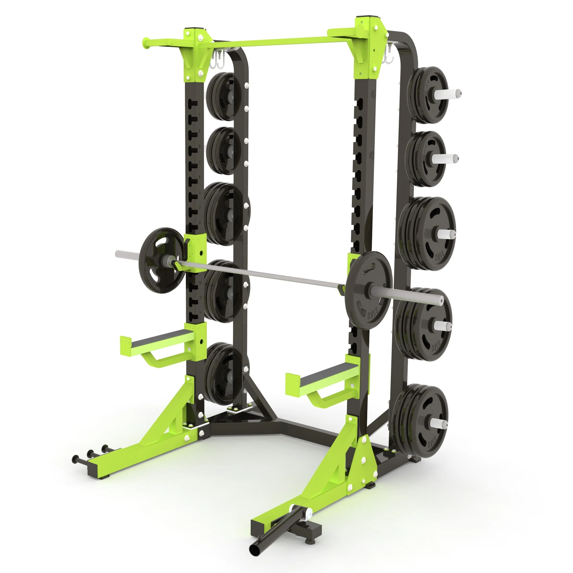

Multifunctional Half Squat Power Rack Commercial Gym Fitness Equipment S086
