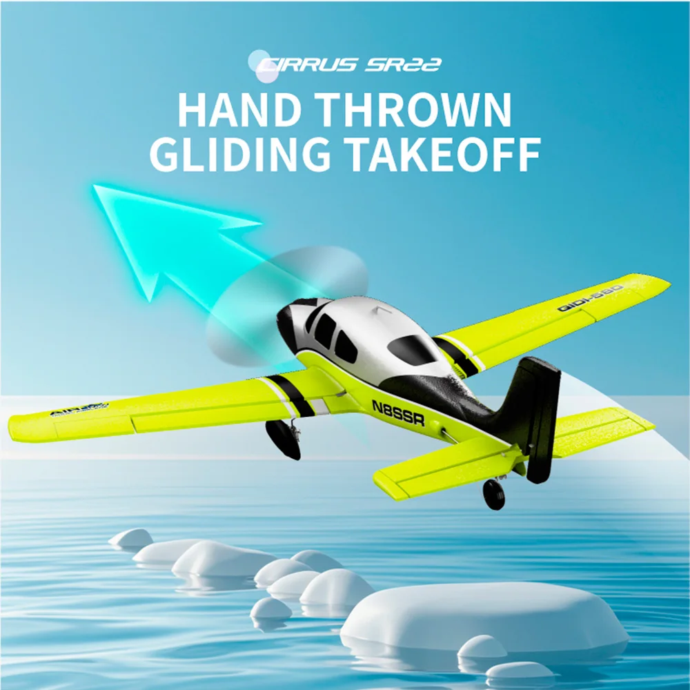 

9IMOD RC Plane 580 SR22 Brushless 4CH EPP Airplane with Automatic Balancing 30Min Flight Time 1000mAh Control Gliding Aircraft