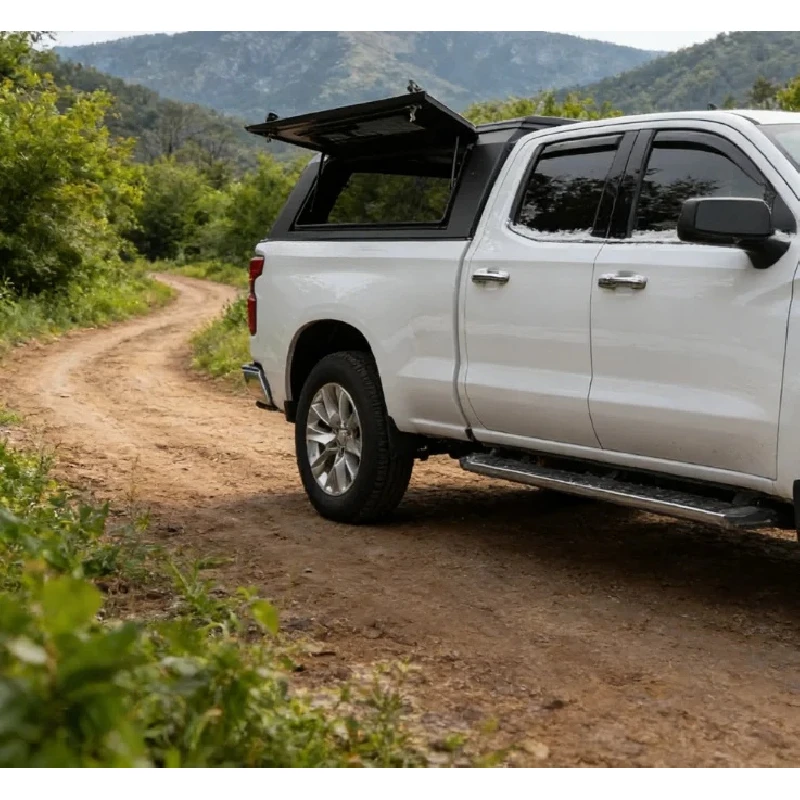 Easy Installation Manual Folding Rolling Locking Waterproof Pickup Truck Bed Tonneau Canopy Cover Cargo Protector