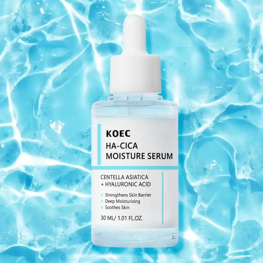 

30ml KOEC HA-CICA Moisture Serum Hydrating Soothing Water-Oil Balance Strengthen Skin Barrier Hyaluronic Acid Centella Asiatica