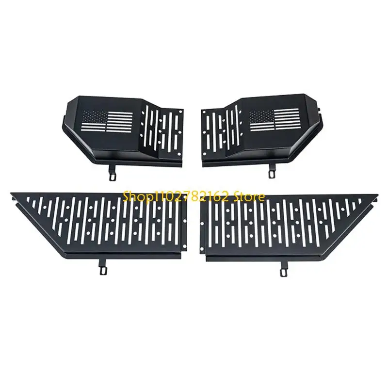 

547B Outdoor Vehicle Interior Door Storage Bin Box Big Capacity Steel Frame