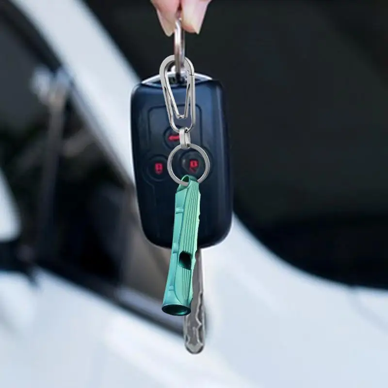 Титановый свисток для выживания, универсальный портативный свисток для выживания в кемпинге, свисток для выживания на природе, сигнальный свисток для безопасности, сигнал для кемпинга