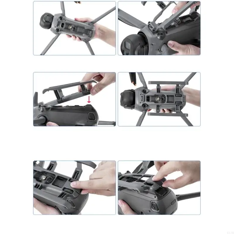 Lightweight Foldable Leg Extenders Secure Clean For 4Pro Quadcopters