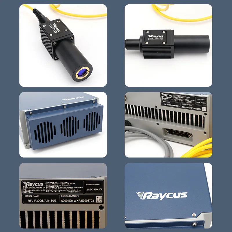 Raycus Fiber Laser Source 50W 30W 20W Pulsed Raycus Fiber Optic Source 30W-RFL-P30QS 50W-RFL-P50QB 20W-RFL-P20QS