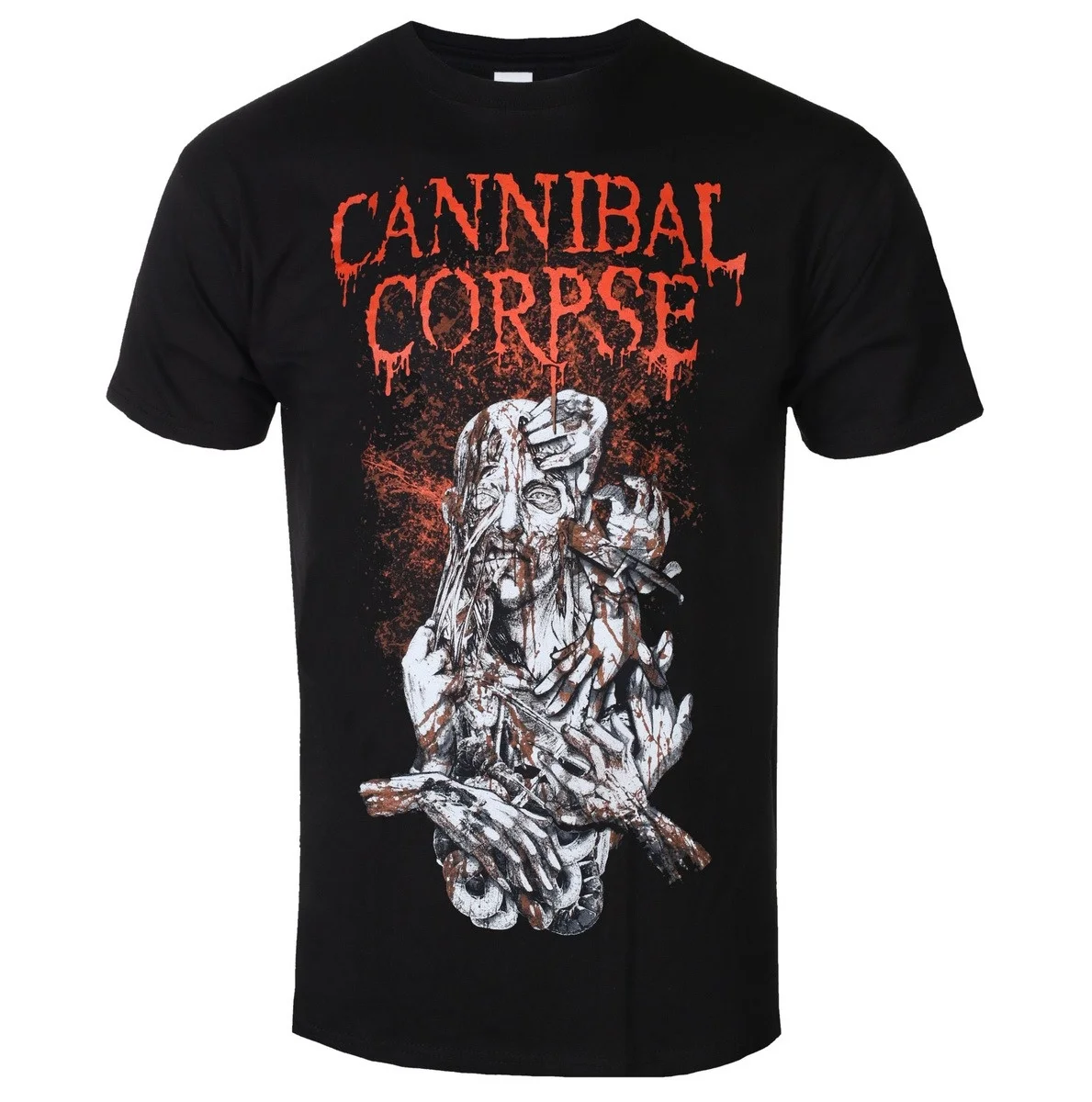 Cannibal Corpse Destroyed Without A Trace Death‑metal Band Double‑sided Graphic Short Sleeve Top Men Women Blood‑drip