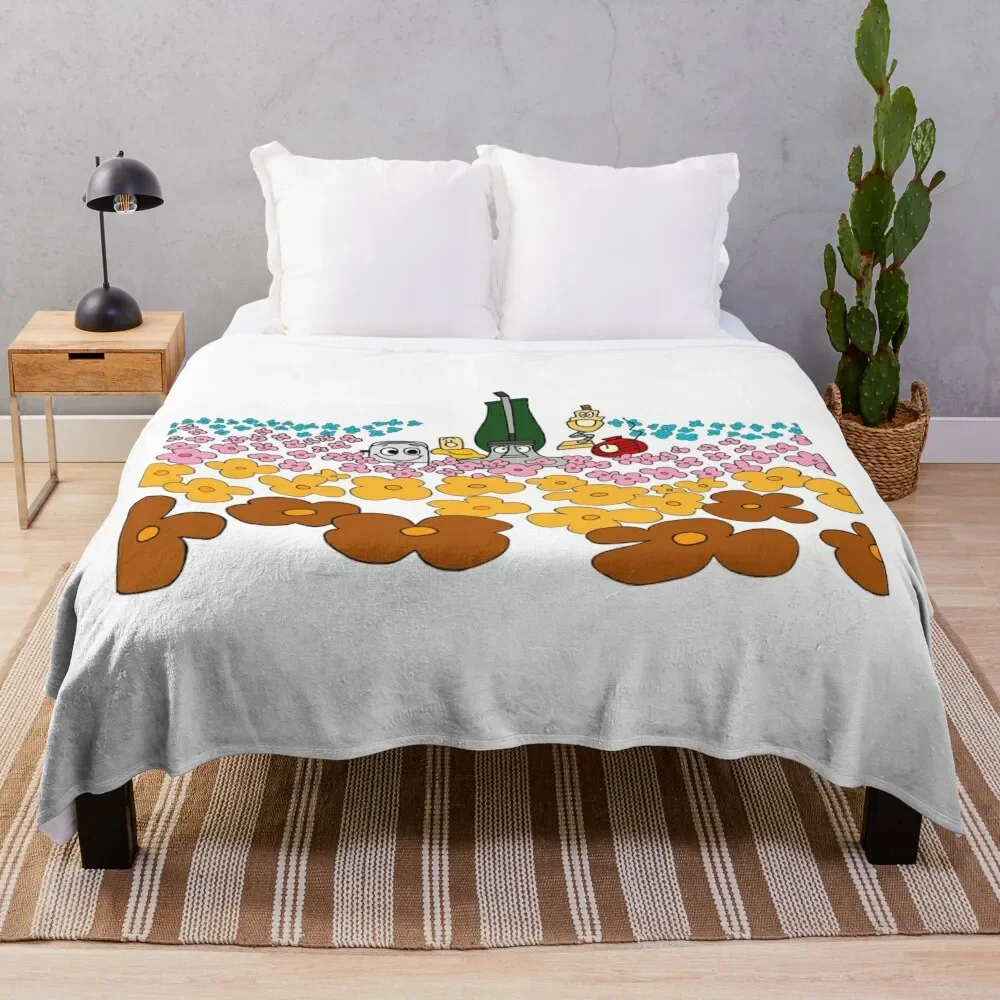 The Brave Little Toaster - Flower Field Throw Blanket Blankets For Sofas Blankets For Baby Blankets
