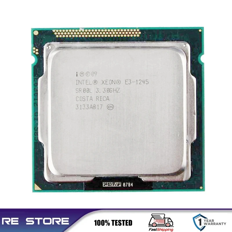 Intel xeon E3 1245 3.30GHz Quad Core LGA 1155 cpu processor