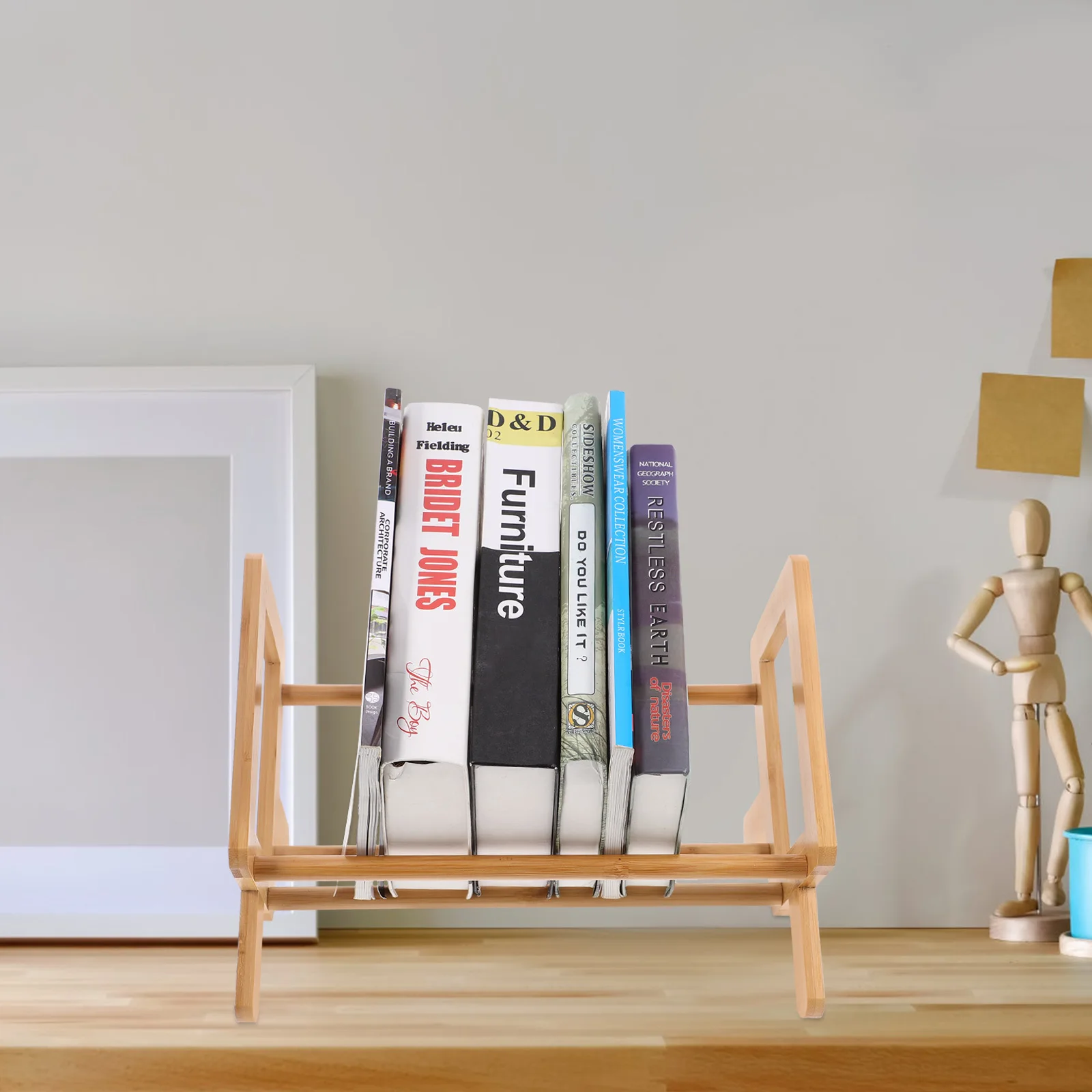 

Desktop Book Rack Bamboo Material Reading Stand for Books Newspapers Tablets Smooth Edges No Burrs Perfect