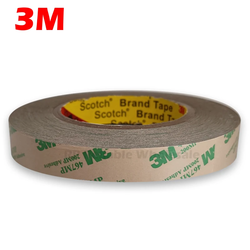 (3~26mm)*55M 3M 467MP Double Sided Sticky Tape for Industrial Electrical Panel Assemble, Phone LCD Repair for iphone apple ipad