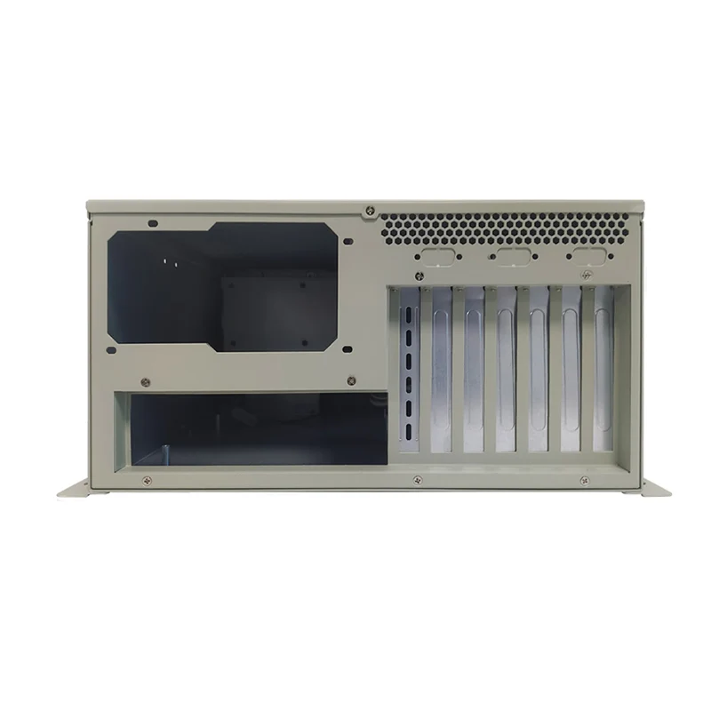 Chassi de parede com 7 espaços, controle industrial, chassi industrial, chassi atx, chassi de instrumento de projetor de dois elementos