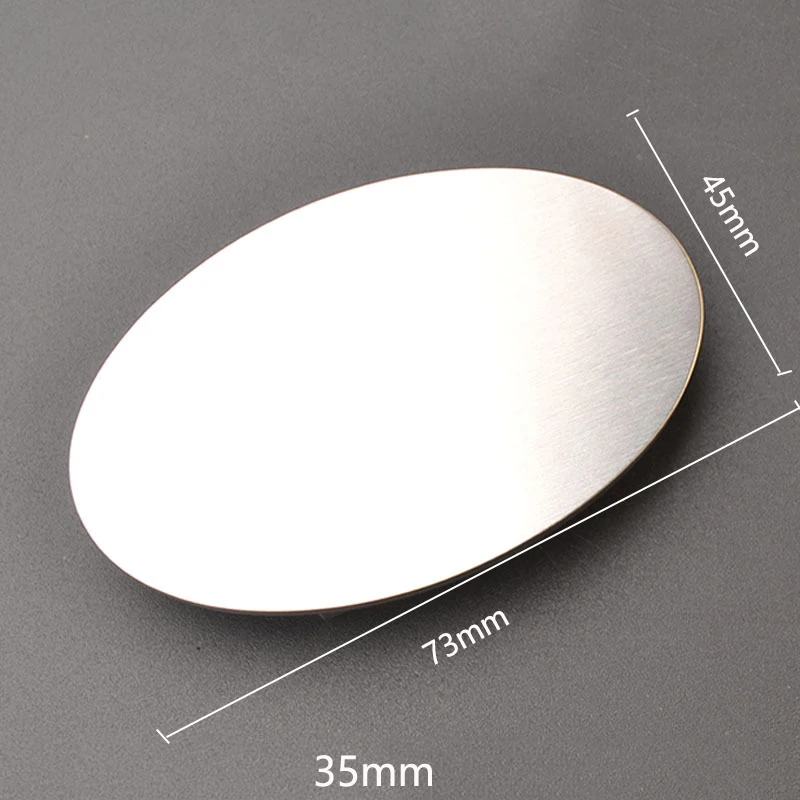 Deepeel 40mm czyste klamry paska ze stali nierdzewnej gładka klamra paski płócienne dla mężczyzn wypoczynek DIY skórzane rękodzieło akcesoria do dżinsów