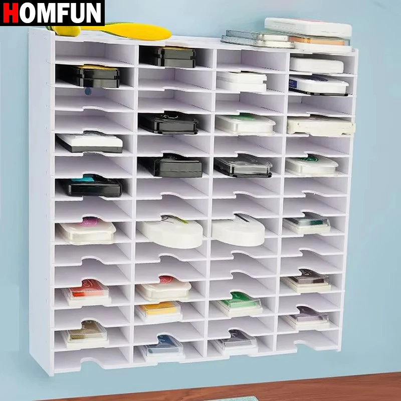 

HOMFUN 5D Handmade Handicrafts Desktop Accessories Rack DIY Mosaic Tary Brush Storage Rack Very large Diamonds Painting Art Tool