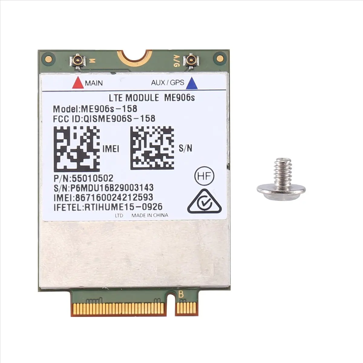 N86R Unlock ME906S-158 Mobile Broadband Card 4G LTE / HPSA+Mobile Broadband WWAN Module B1, B2, B3, B5 Universal
