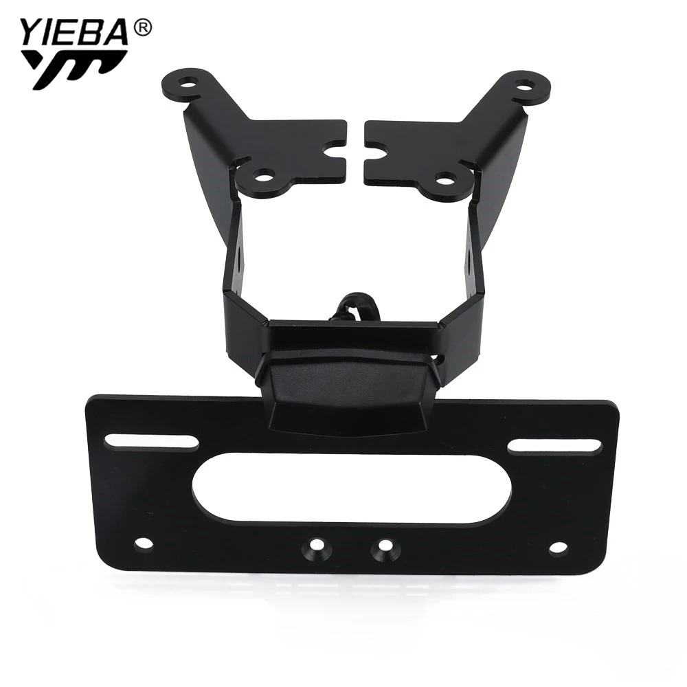 FOR SUZUKI SV650 ABS SV650X Cafe 2018 2019 2020 2021 2022 2023 Motorcycle License Number Plate Frame Holder Bracket LED Light