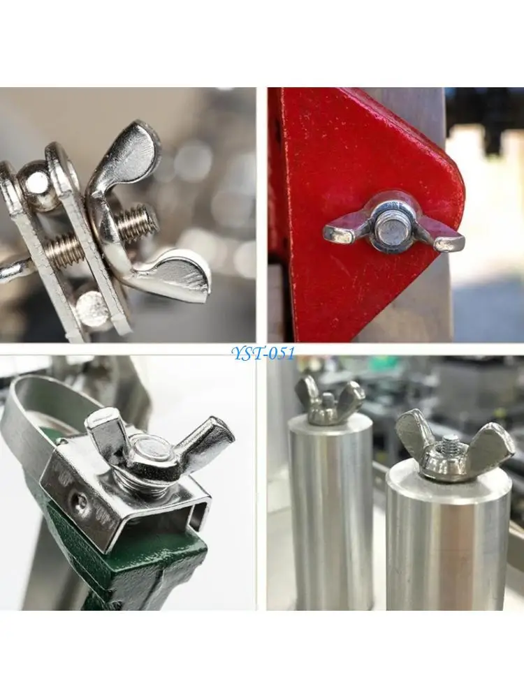 

E15A Double Threaded Winged Screw Nut Steel Construction Hardware for Machine Use