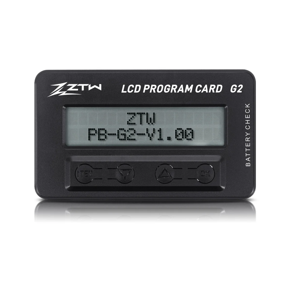 ZTW G2 Servo Tester Battery Voltmeter Multifunctional LCD Program Card Box Beatles/Shark/Mantis Slim Series Remote Control Toy