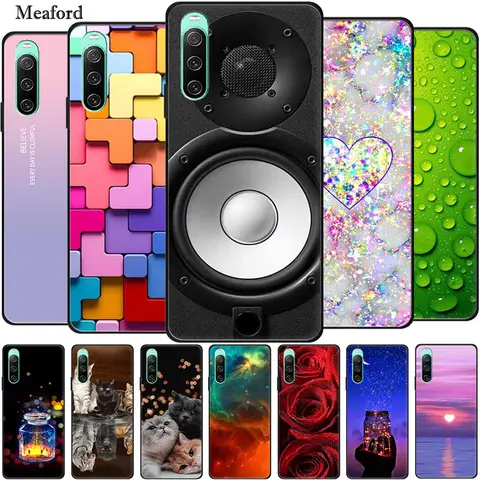 For Sony Xperia 10 IV III II I Case Luxury Soft Silicone Back Cover Phone Case for Sony Xperia10 IV Coque Xperia 10 III Fundas