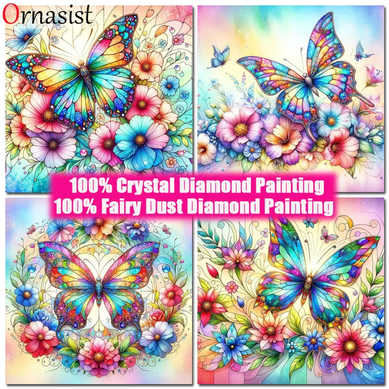 

Набор для алмазной вышивки «бабочка»