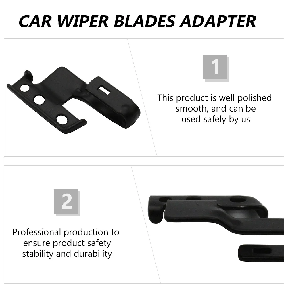 

1 set 1 Set Windshield Arm Adapter Durable Auto Wiper Blades Mounting Kit Replacement For Old Broken Adapters Smooth Design Car