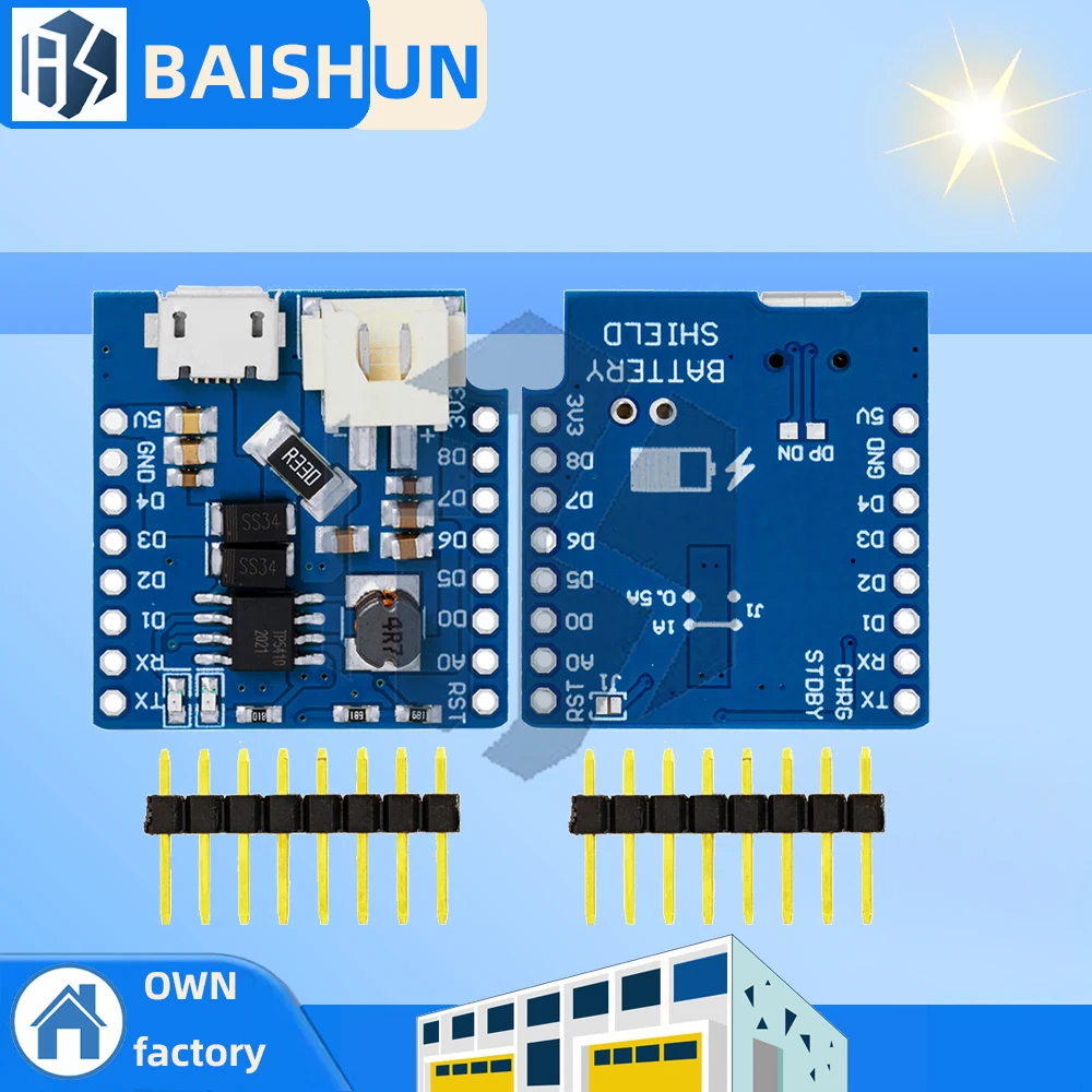 1PCS Battery Shield… - image