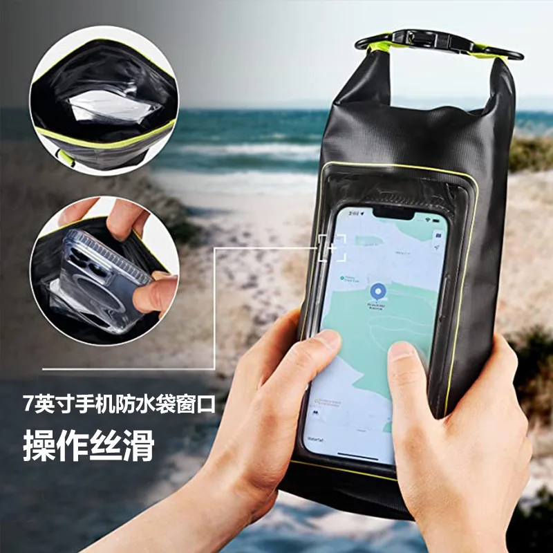 

2L Waterproof PVC Dry Bag for Swimming Diving Kayaking Floating Backpack Beach Sports Travel Gear Surfing Rafting Accessories