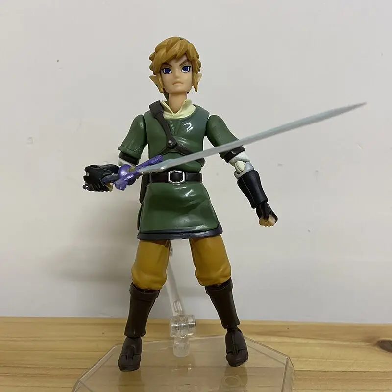 Luxuriöses Skyward-Schwert Figma 320 Link Zelda Twilight Princess DX Ver. Actionfigur Breath Of The Wild Figura Modellspielzeug 16CM – Detail 22