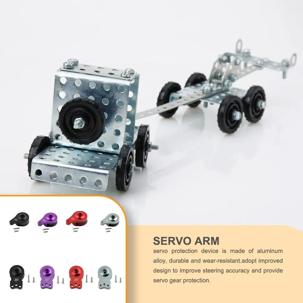 1/10 Metal Damping Servo Saver Adjustable Arm Gear Protection RC Car Crawler Part Wear-resistant Servo Protection Device