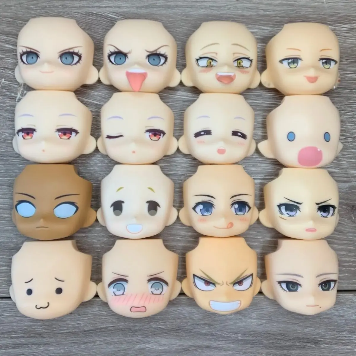 

GSC Clay Man OB11 doll universal replacement face expression doll accessories