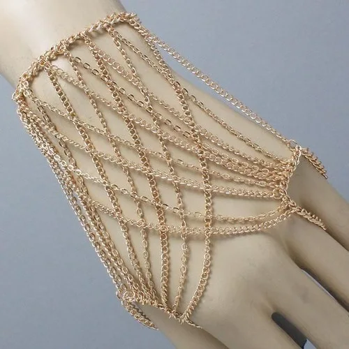 

alloy fringed bracelet, quality platform hot-selling body chain factory direct sales women's jewelry Quality temperament paired