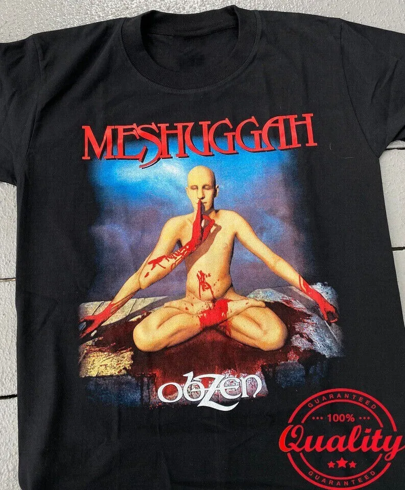 rare Merry Christmas Meshuggah band Full Size Cotton Shirt PP1377
