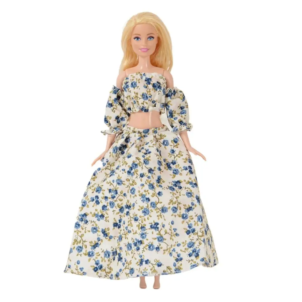 Puppenstoff 30 cm Puppenkleid Prinzessinnenkleid für 11 Zoll Puppe 11 Zoll BJD Puppen Zubehör Kawaii Bunt