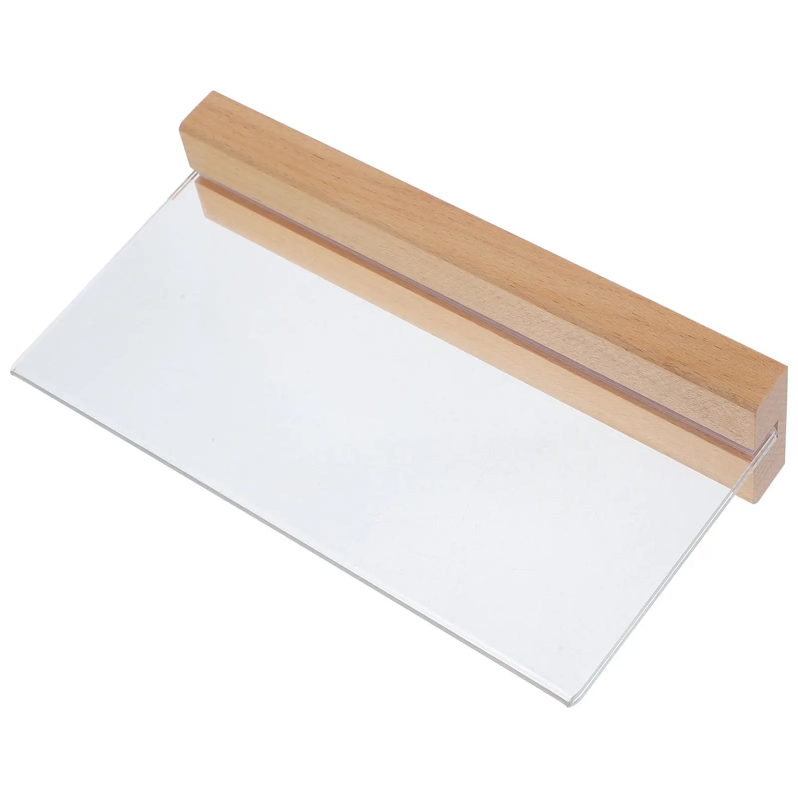 

T Shape Table Sign Holder Large Clear Transparent Plastic Display Stand for Menu Price Tags Brochure Document Office Restaurant