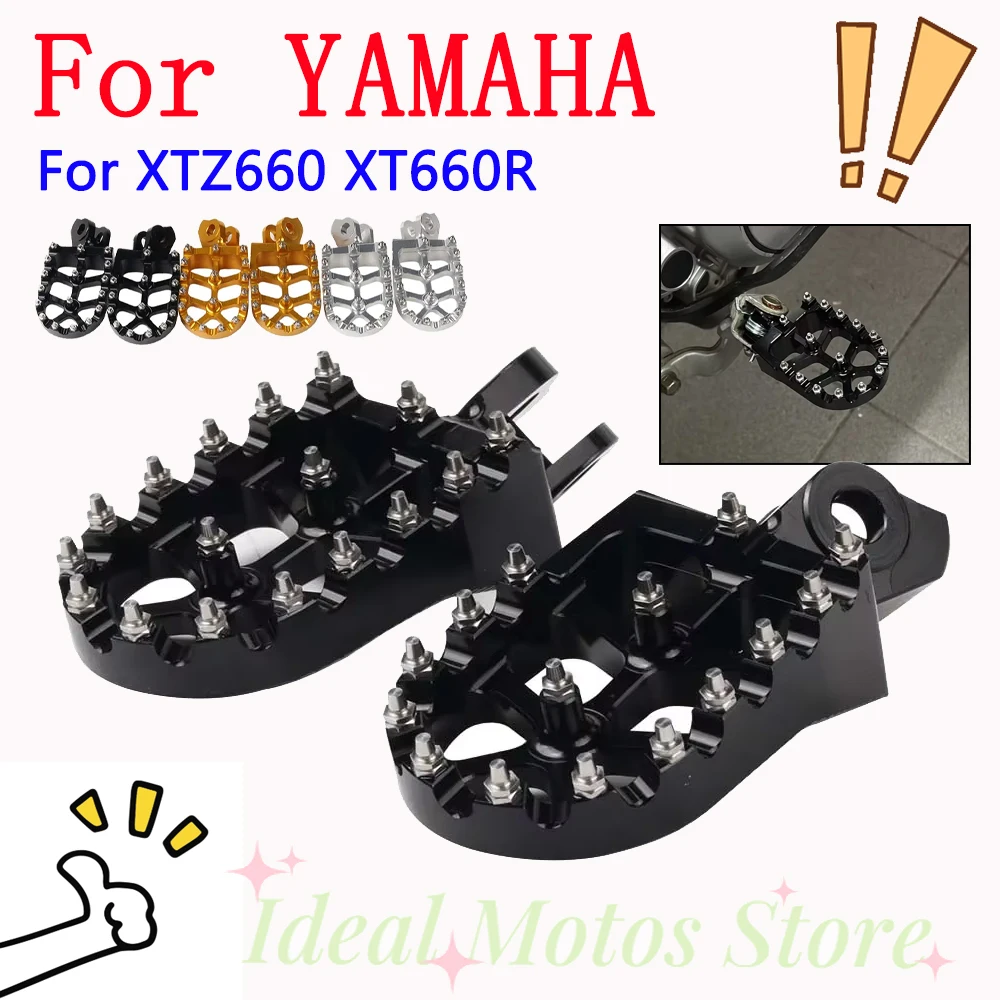 

For Yamaha Xt 600Z 600R Cnc Aluminum Alloy Material Accessories Motorcycle Pedals Stepping Plates and Foot Supports