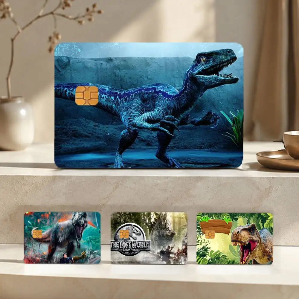 

J-Jurassic W-World D-Dominion HD Waterproof Card Skins Protective Stickers for Credit Bank Game Cards