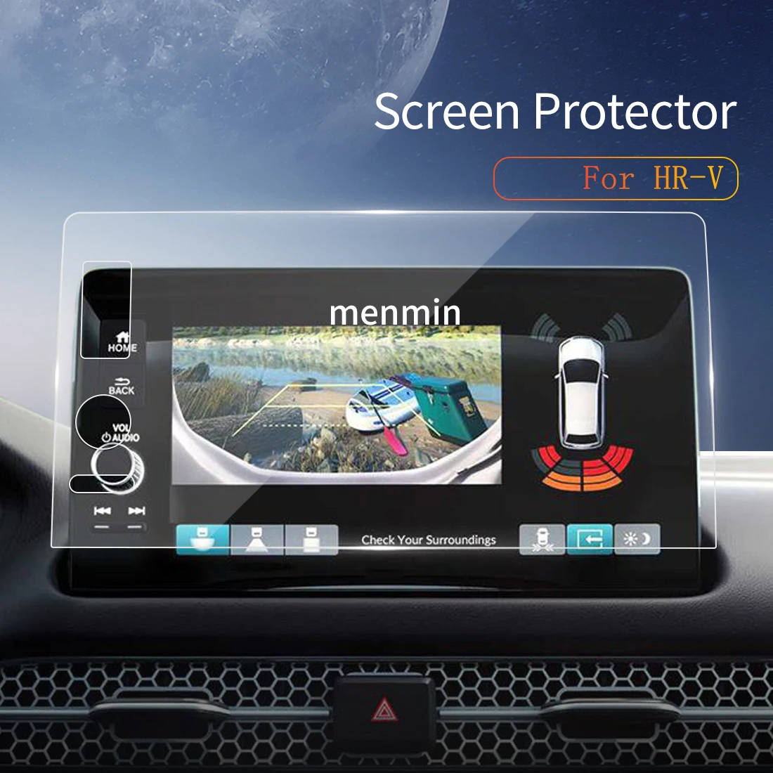 Tempered Glass Protective Film Navigation Carplay Video Screen Protector For HONDA HR-V 2023 Car Automotive Interior Accessories