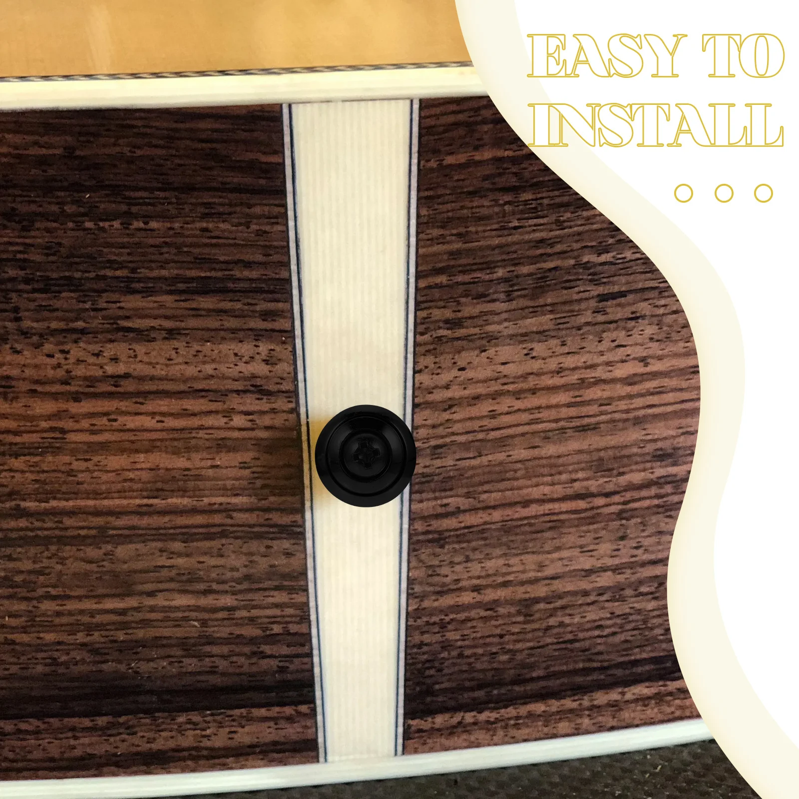 

5 Pcs Guitar Strap Lock Electric Buttons Locks Mushroom Bassstrap Metal Acoustic