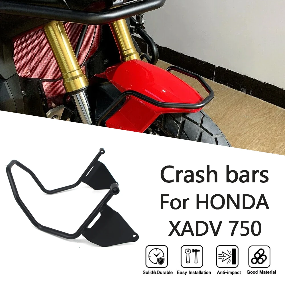 

MTKRACING Crash bars For HONDA X-ADV 750 2017-2024 Motorcycle Front Wheel Bumper Mudguard Fender Guard Frame Crash Bar Protector