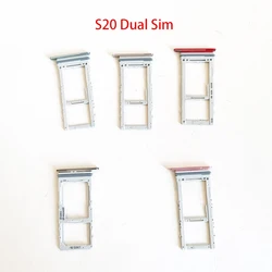 50Pcs/Lot Sim Tray Holder SIM Card Tray Slot Holder Adapter Socket  For Samsung Galaxy S20 / S20 Plus / S20 Ultra