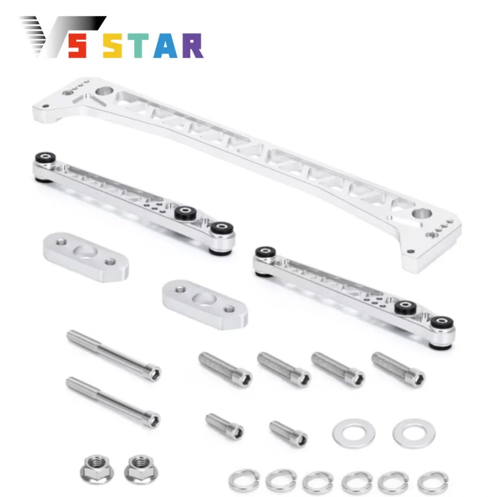 Brazo de Control inferior trasero de aluminio Billet de alta calidad + soporte de submarco para Honda Civic EK LCA-1001 1996-2000 nuevo