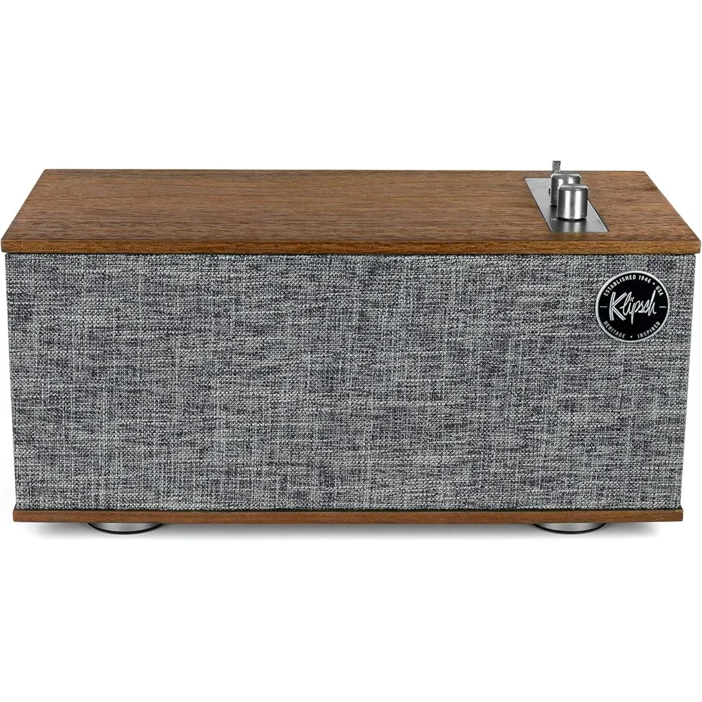 Radio stołowe w stylu vintage z drewnianym blatem, Bluetooth i dźwiękiem stereo FM do dekoracji wnętrz