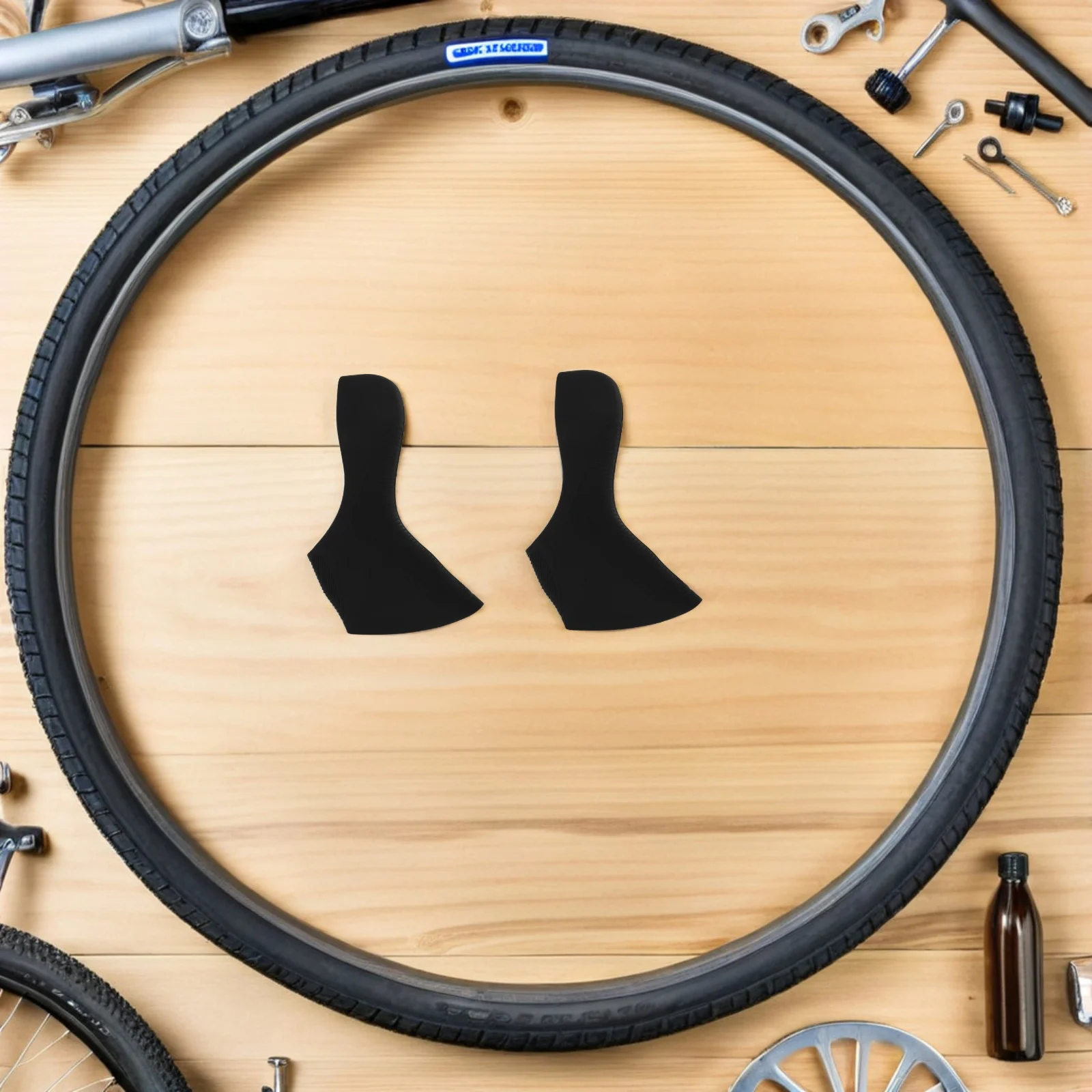 

2pcs Silicone Bike Brake Lever Covers: Road Bike Handlebar End Protectors Antislip Shock Absorption Durable Bicycle Brake