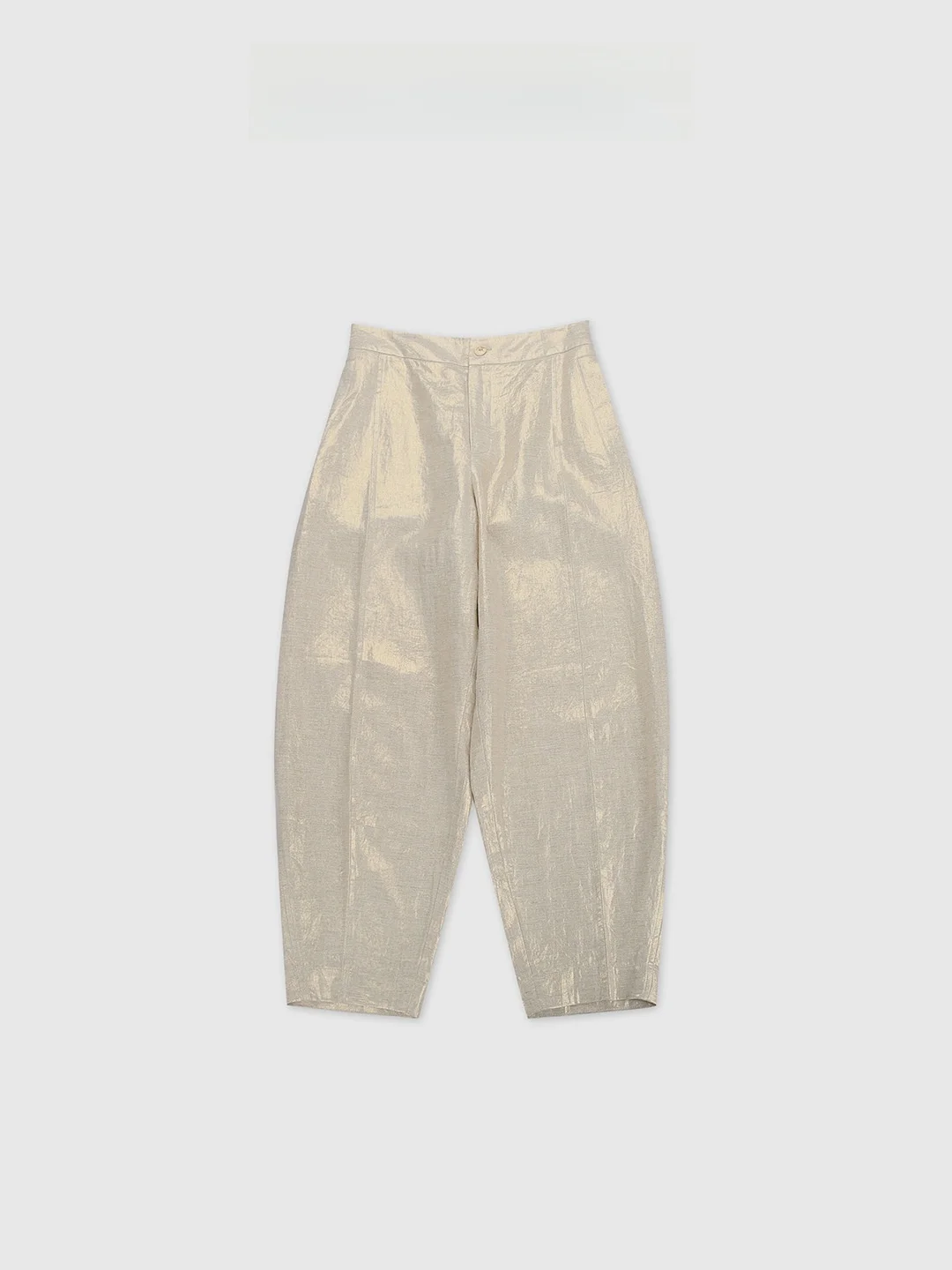 

Универсальные повседневные брюки-фонарики Warm Gold Emed с застежкой-молнией на талии, из льняной ткани, женские, летние, модные