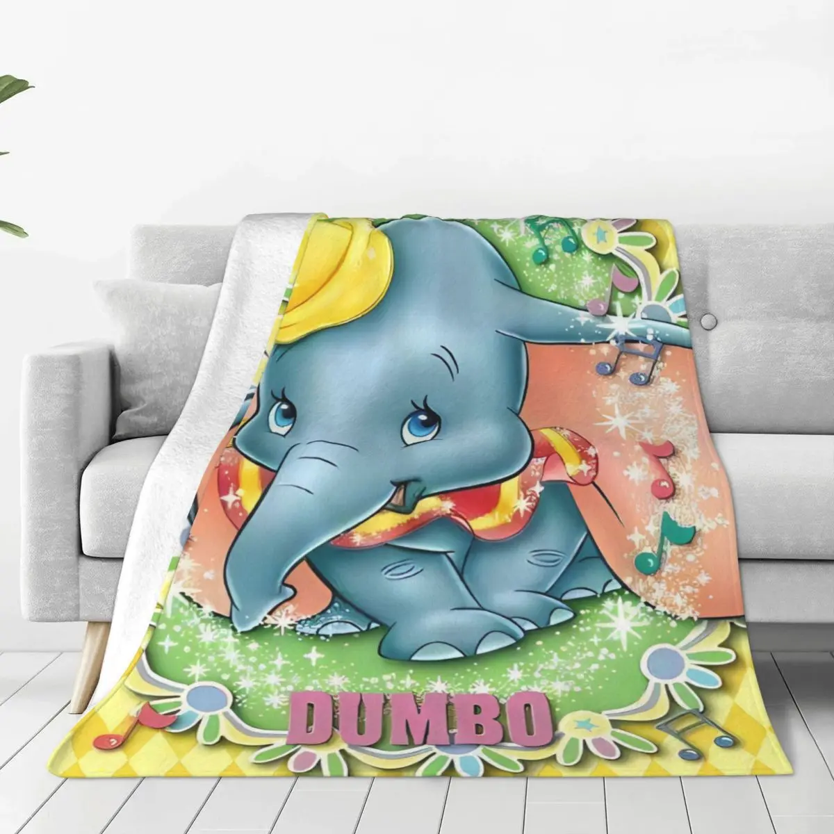 Dumbo Blankets Quality Warm Bedding Throws Spring Decorative Couch Bed Novelty Bedspread